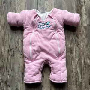 Pink Baby Merlin’s Magic Sleep Suit 3-6 Months Long Sleeve Zipper